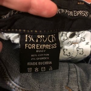 Express boot cut jeans